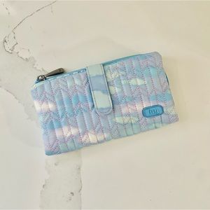 Lug Tram Pastel Rainbow Tram Bifold RFID Mystic Seaglass Wallet Billfold Travel